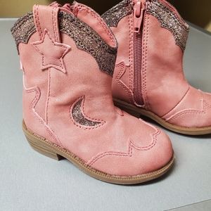Pink boots